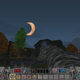 Un jeu si bon qu'il aurait pu être Hexen III 3 Un croissant de lune se lève sur une ville dans Hands Of Necromancy, alors que mon poing de golem frappe.